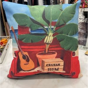 “Happy is as Happy duz “ pillow. Kenny Chesney inspired original art.